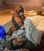 Outside AIIMS, in the cold, homeless patients await treatment 